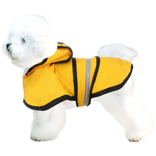 Abbylike Yellow Dog Raincoat for Puppies