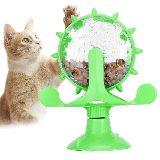 Pet Toy Rotation Cat Puzzle Toy Food Leakage